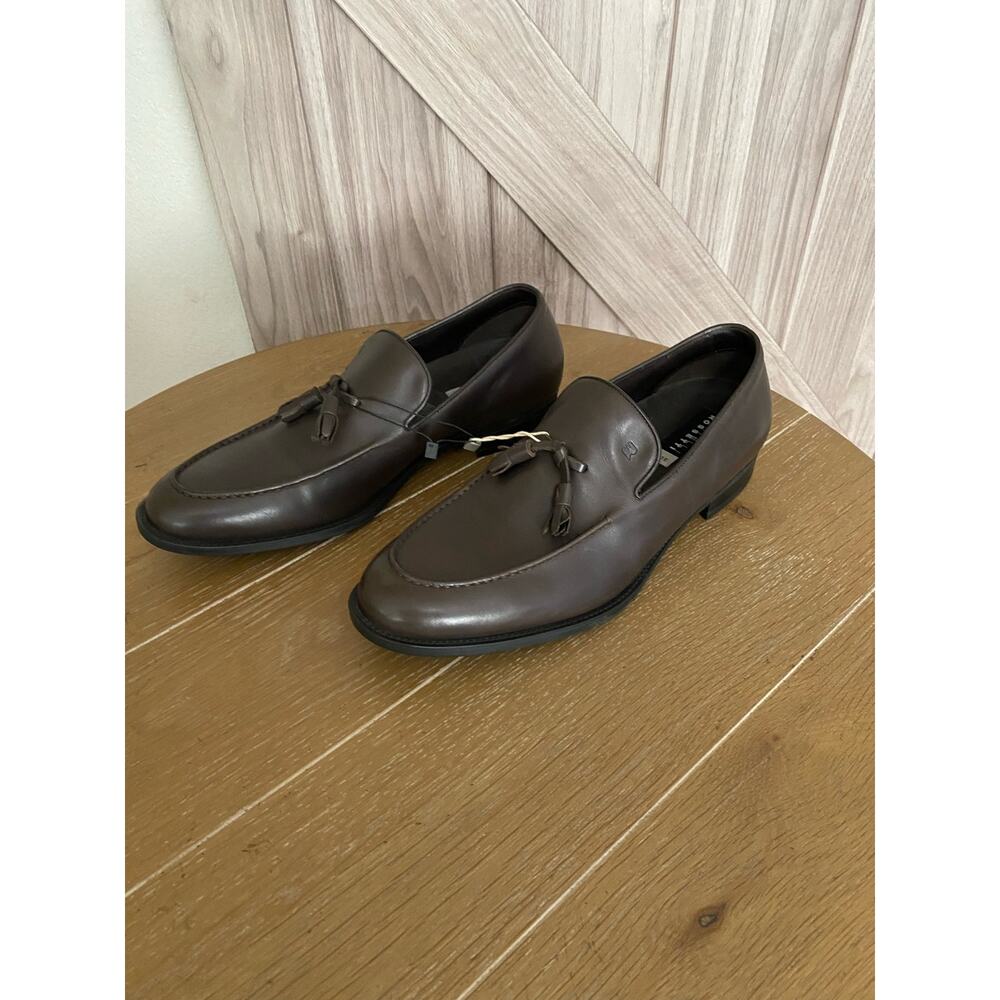 NEW Fratelli Rossetti Brown tassel loafers UK8